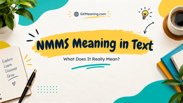 NMMS Meaning in Text