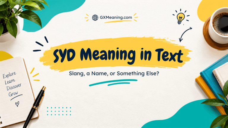 SYD Meaning in Text